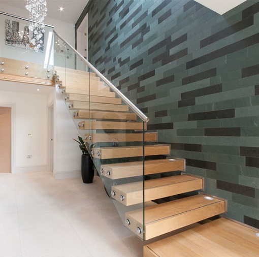 Stairs Side Wall Tiles Design