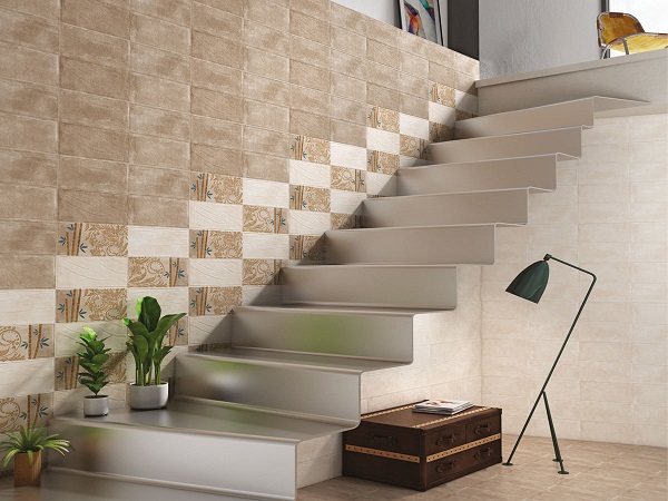 Stairs Wall Tiles Design