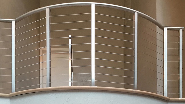 Steel Railing Design For Round Balcony