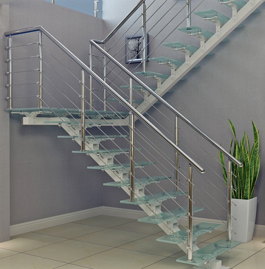 Steps Design Steel And Glass