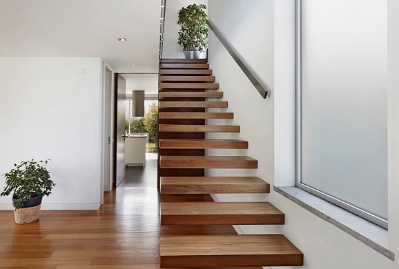 Wooden Staircase Design For Homes