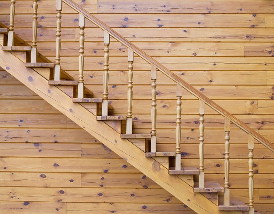 simple wooden stairs design