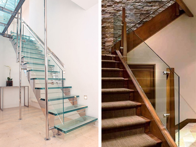 15 Modern Glass Stair Railing Design Ideas For Home 2023
