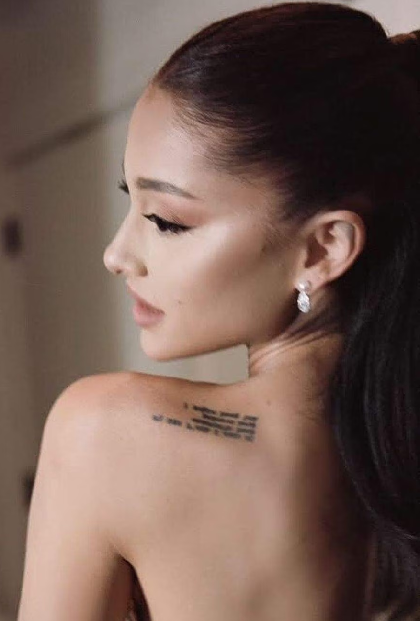 Ariana Grande Beautiful Tattoo