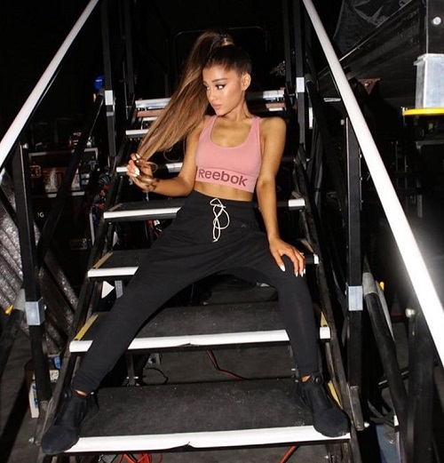 Ariana Grande In A Gym