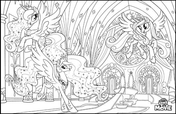 Detailed My Little Pony Printable Sheet