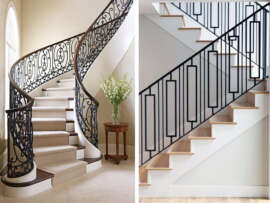 15 Simple & Modern Iron Railing Designs For Stairs 2023