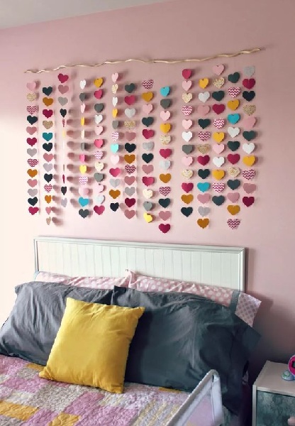 Strings of Love Bedroom wall decor