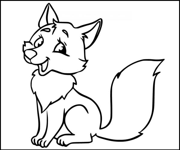 Wolf Cartoon Image