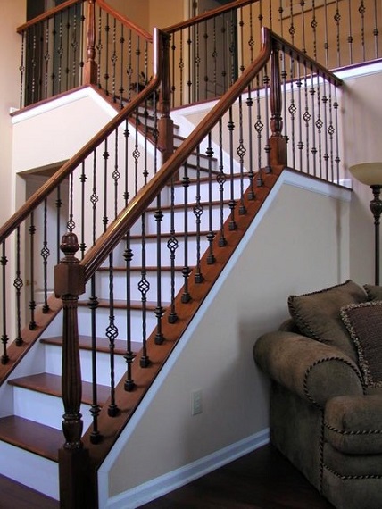 Wrought Iron Staircase Railing Design