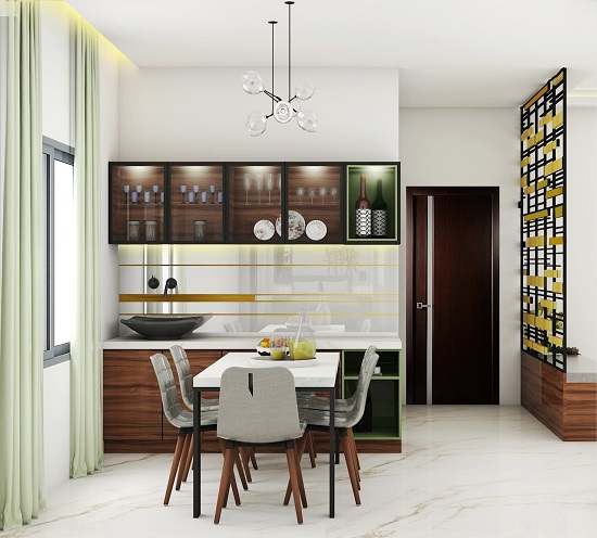 Crockery Cabinet Designs For Living Room