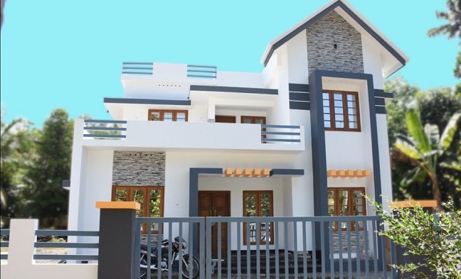 Kerala House Front Design