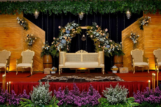 Engagement Decoration In A Hall
