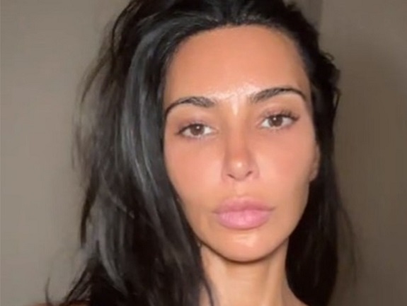 Rare Kim Kardashian’s No Makeup Look