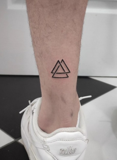 Simple Penrose Triangle Tattoo