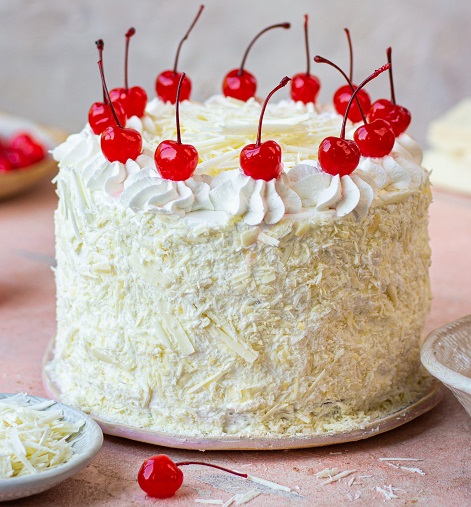White Forest Flavour Cake