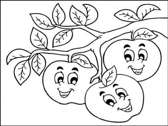 15 Creative Apple Coloring Pages for Kids to Have Fun