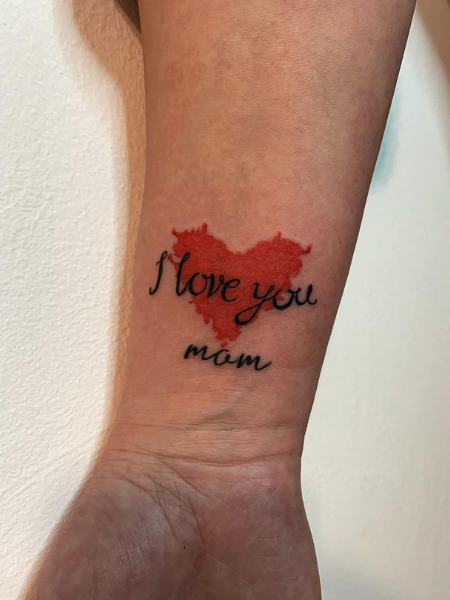 I Love You Mom Tattoo