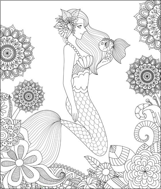 Free Printable Mermaid Picture
