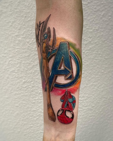 Avengers Sign Tattoo