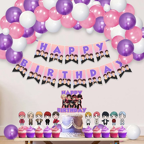 Bts Birthday Party Decoration Idea