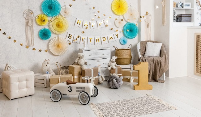 Baby Boy Car Theme First Birthday Party Decorations