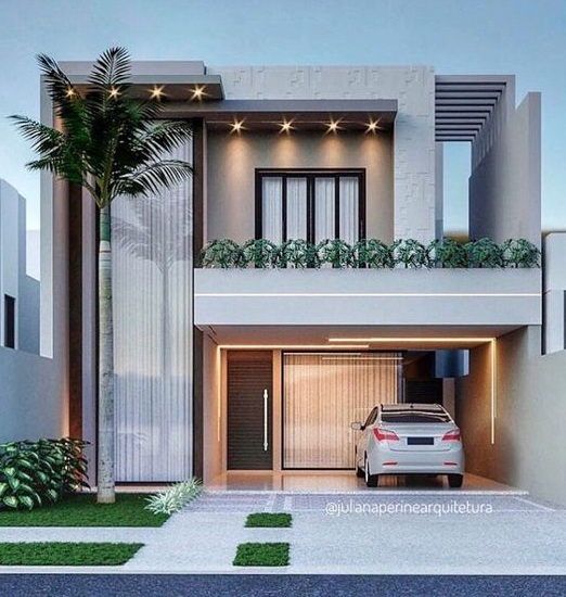 Beautiful Modern Duplex Bungalow with Arch and Parking Space