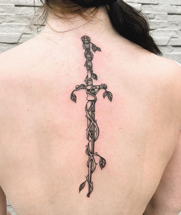 Men Tatoo Snake Sword Skull Waterproof Temporary Tattoo Sticker Arm Men  Black Horror Tatto Body Art Flash Fake Tato Woman - AliExpress