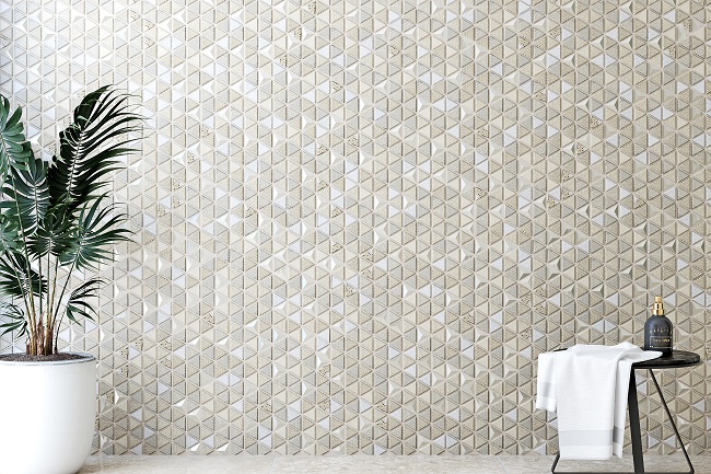 Intricate Bedroom Wall Tile Design Images