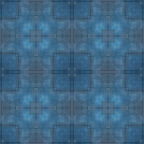 Matt Blue Elevation Tiles Design