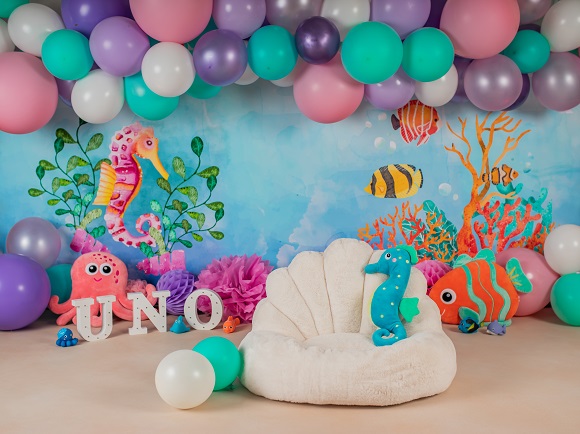 Mermaid-Theme-Birthday-Decoration