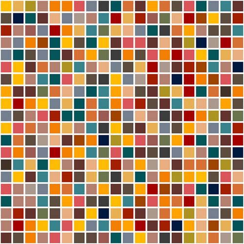 Multi-color-square-pattern-elevation-tiles