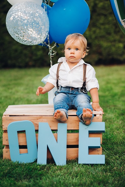 Outdoor Garden Party For First Birthday Celebration
