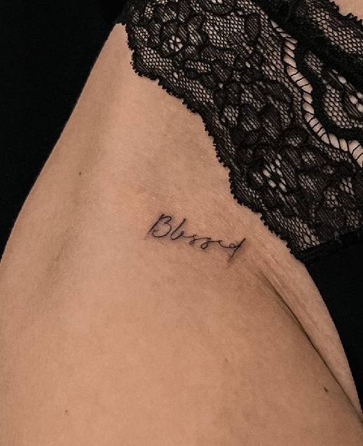 Personal Blessed Tattoo For Women