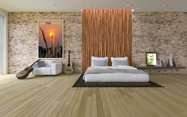 Refined Bedroom Wall Tile Design