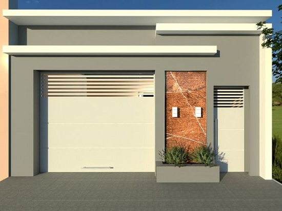 Residential-looking Garage Gate Design