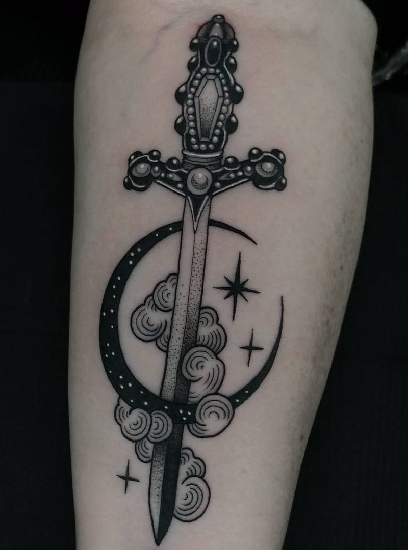satisfied-wren6: Sword tattoo design minimalist