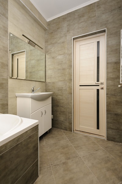 Plywood Bathroom Door Design