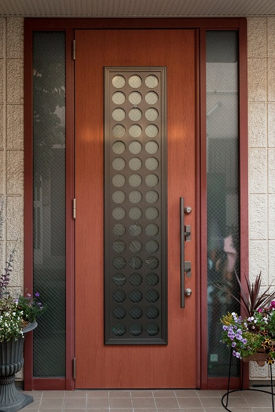 Plywood Door Design With Glass