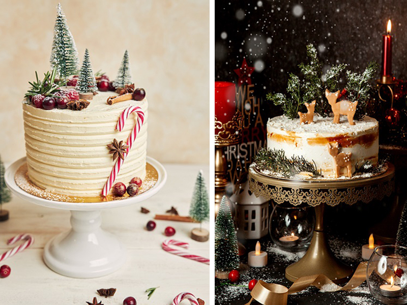 20 Simple Christmas Cake Designs To Try In 2023