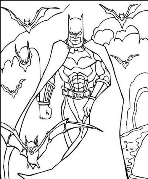 Batman Coloring Pages For Kids