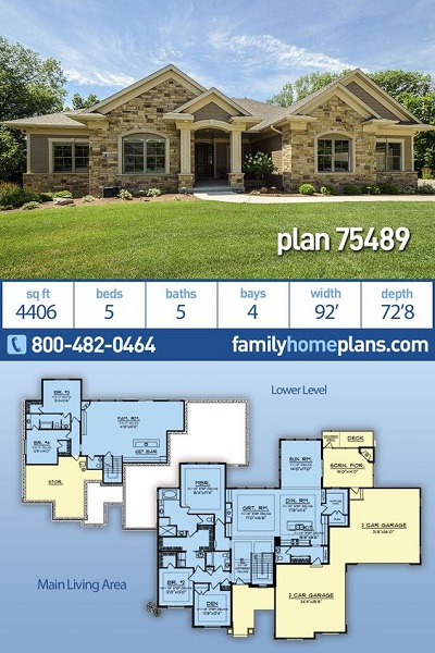 Beautiful Crawlspace Ranch-style Home Plan