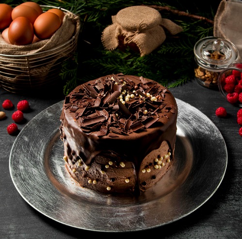 Chocolate Y Christmas Cake