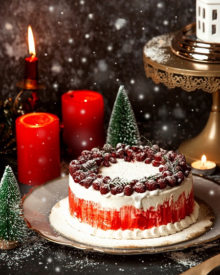 Christmas Buttercream Cake