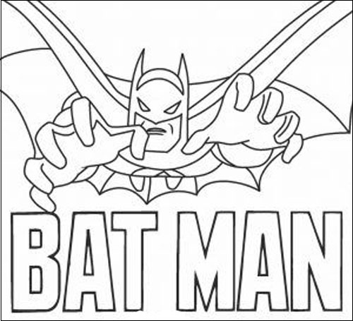 Free Batman Coloring 