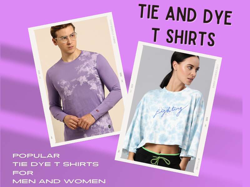 10 Latest Models Of Tie And Dye T Shirts For Men & Women In Trend