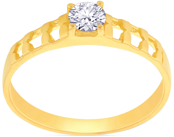 2 Gram Gold Diamond Ring