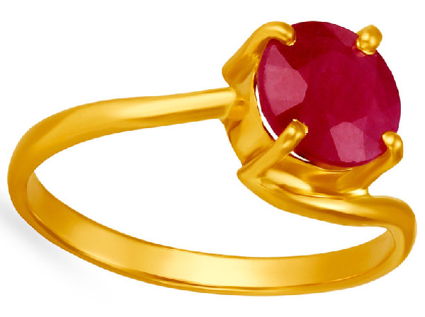 22k 2 Gram Ruby Gold Ring