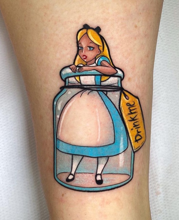 Alice In Wonderland Tattoo Ideas