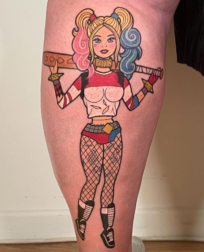 Barbie Harley Quinn Tattoo Designs